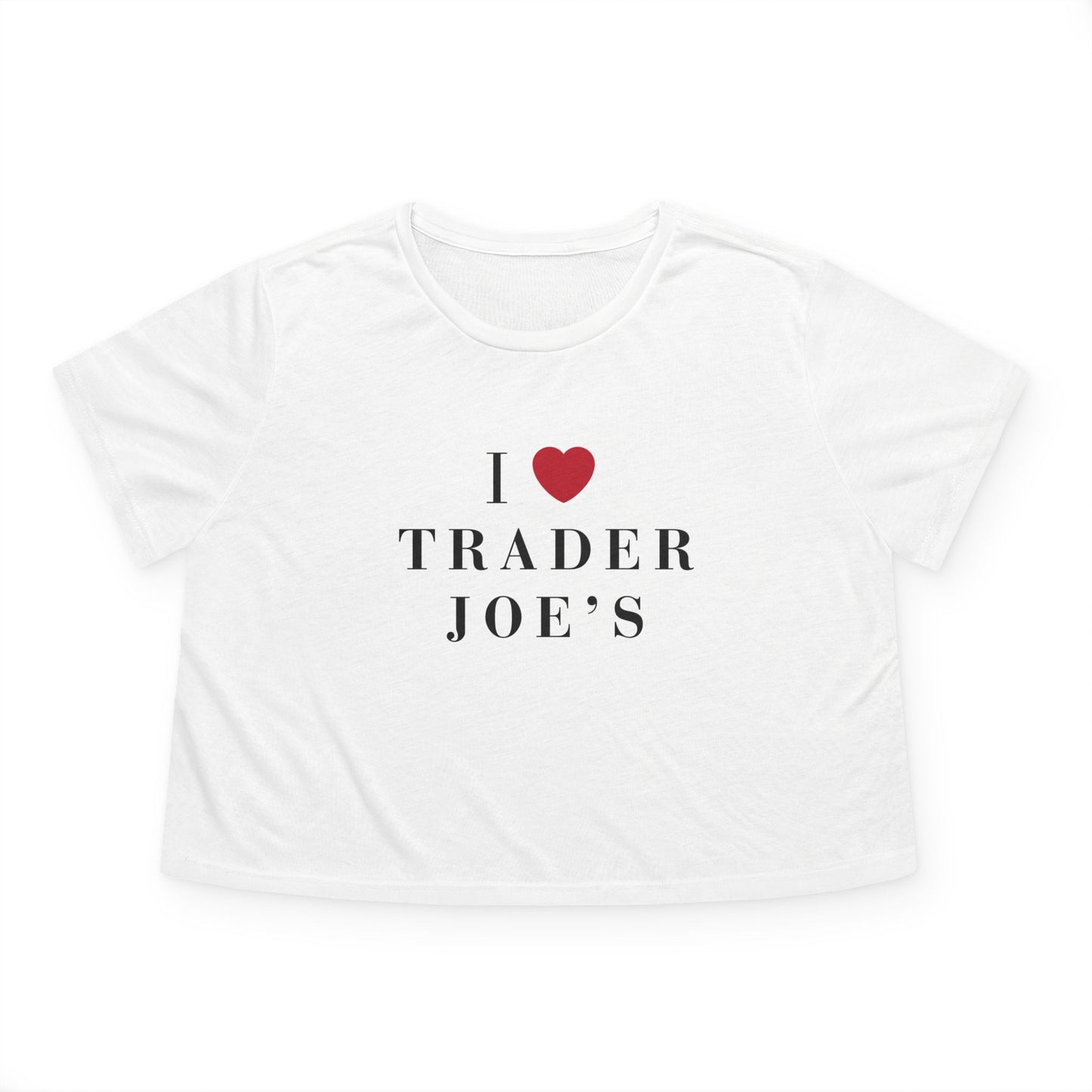 Trader Joe's Fan Women's Flowy Cropped Tee