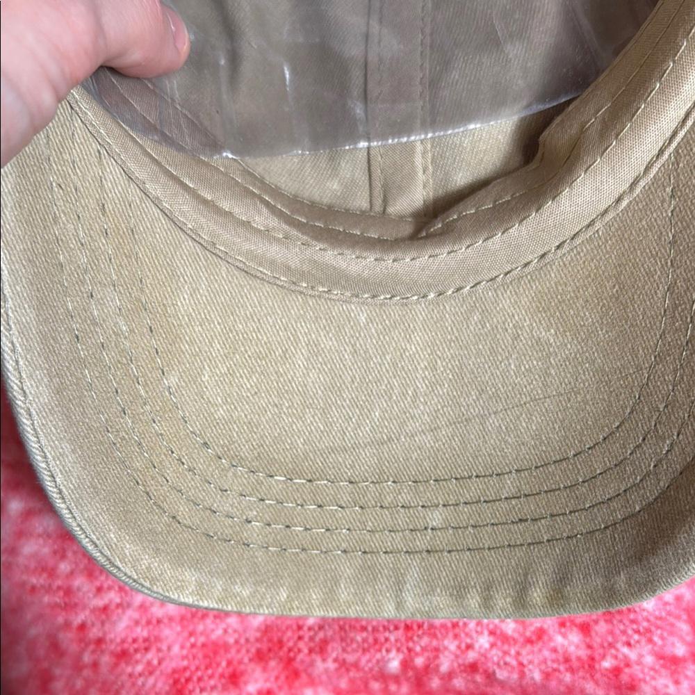 “Put it on my husbands tab” Tan Baseball Cap with Fun Slogan