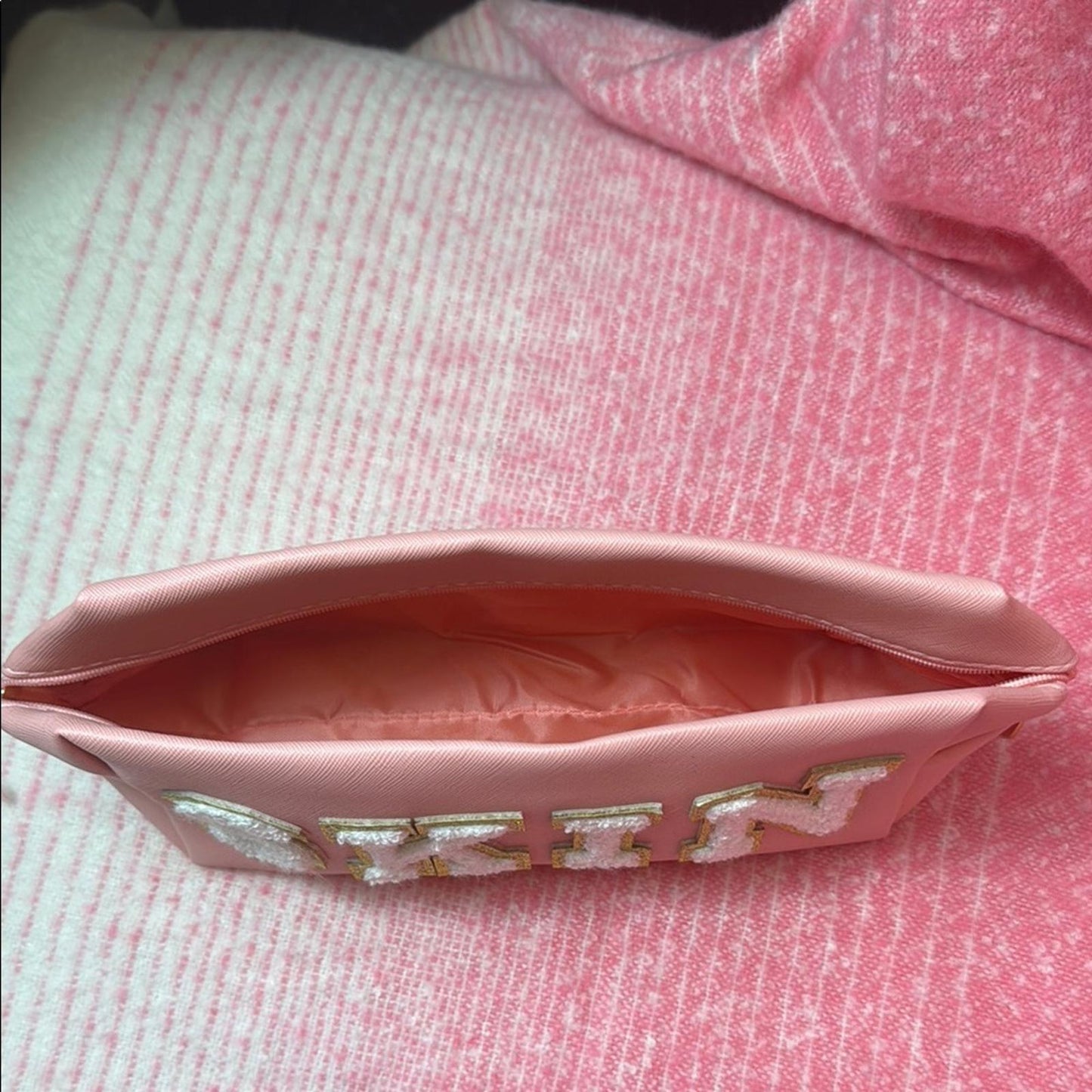 Pink SKIN Clutch make up bag