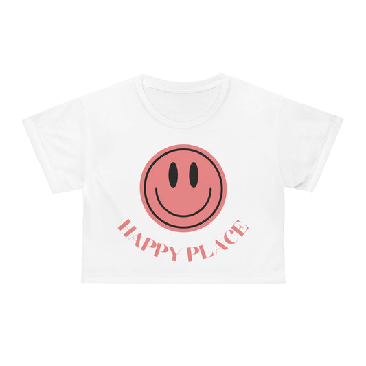 My Happy Place Crop Tee