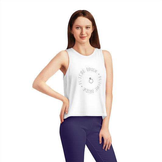 Future Bride Bachelorette Women's Dancer Cropped Tank Top