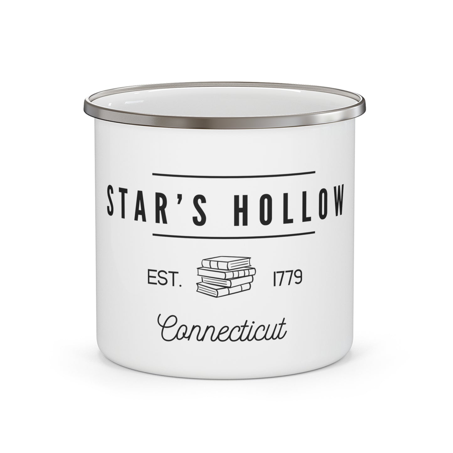 Gilmore Girls Star's Hollow Enamel Camping Mug