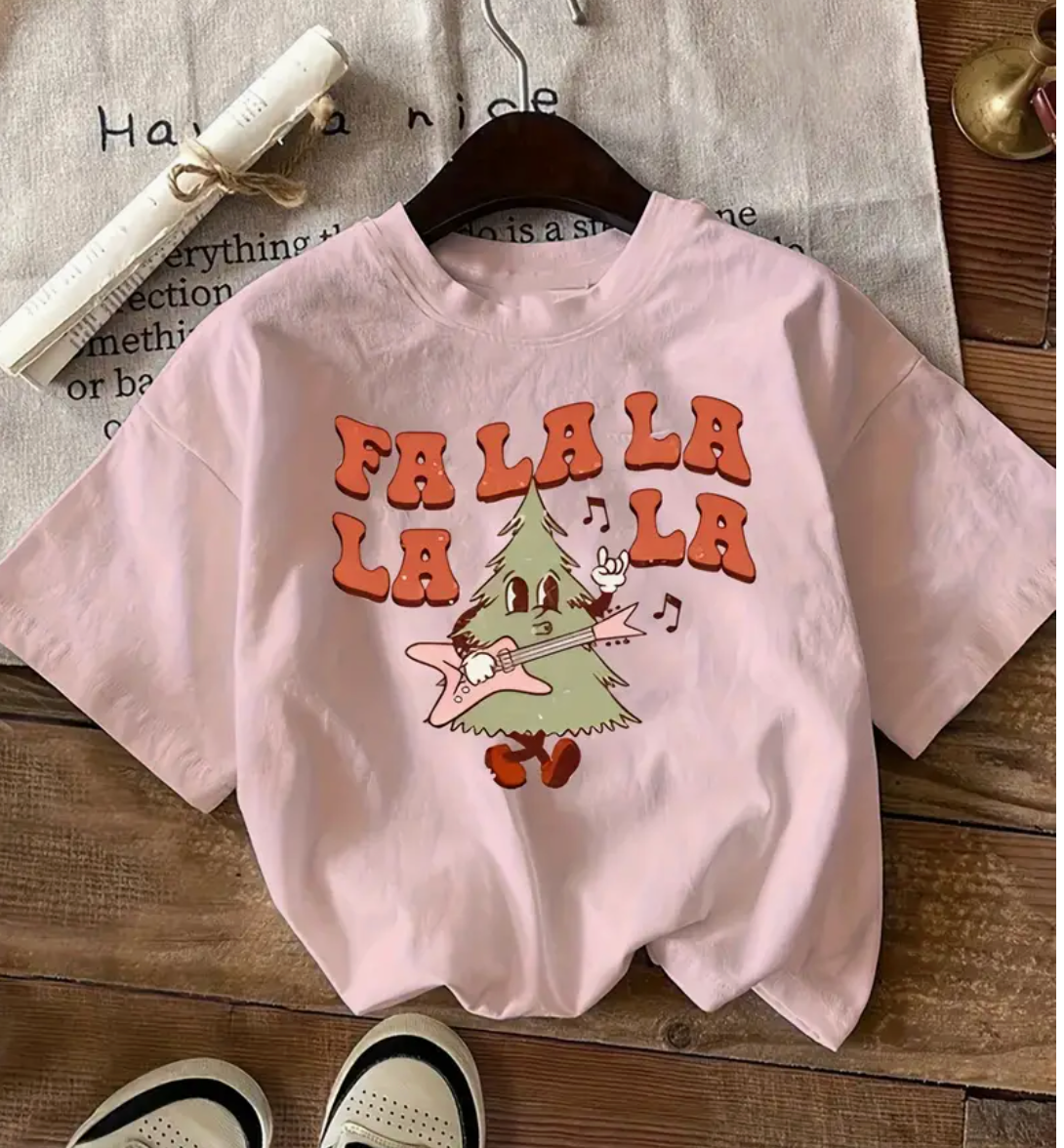 Fa La La La La Holiday Graphic Tee